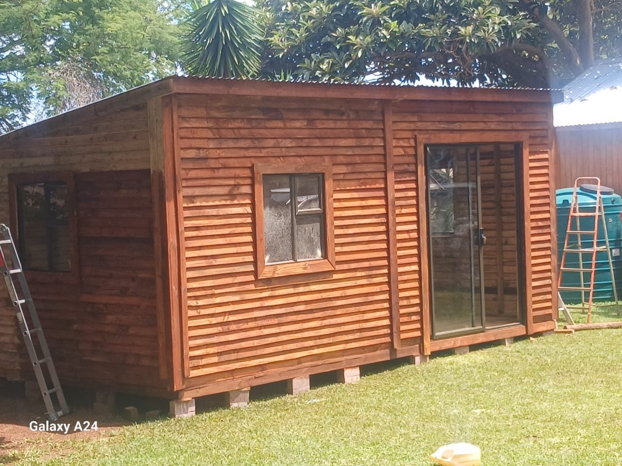 Completed Quick Wendys timber structure